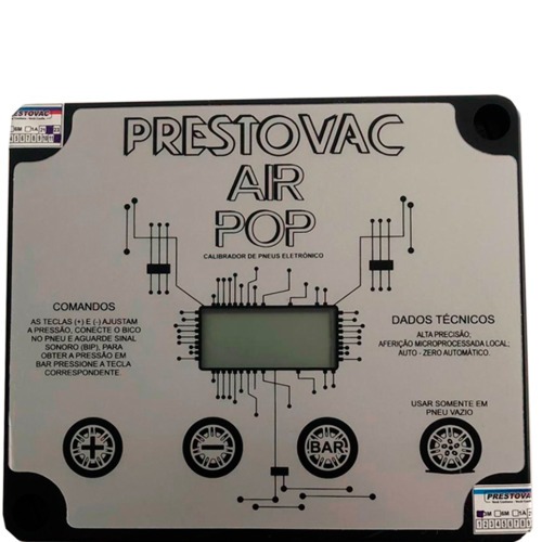Calibrador de pneus digital com display em cristal líquido - M3000 POP 220V Calibrador de pneus digital com display em cristal líquido - M3000 POP 220V