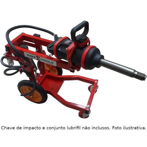 Carrinho ergon�mico para chave de impacto 1