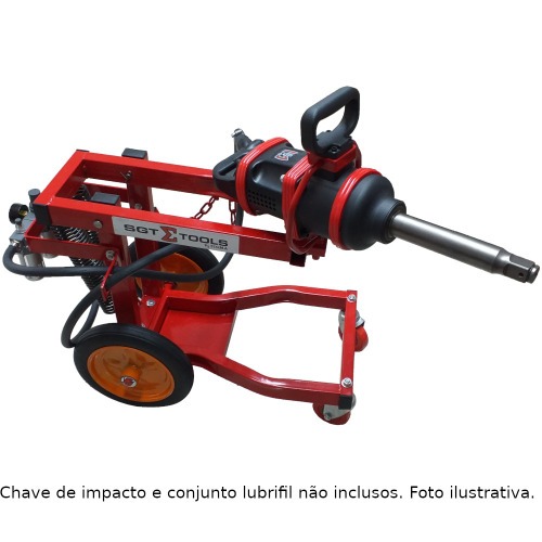 Carrinho ergon�mico para chave de impacto 1
