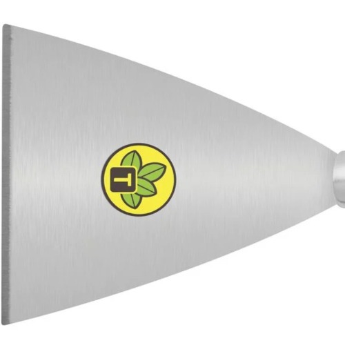 Esp�tula r�gida 12 cm em a�o com cabo de madeira