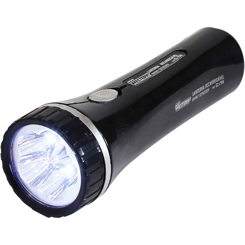 Lanterna a bateria 4V recarreg�vel com 5 Leds - EL-79N  110V/220V