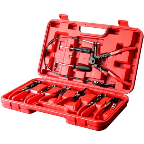 Jogo de alicates para remoção de mangueira com 11 peças - 395 Jogo de alicates para remoção de mangueira com 11 peças - 395