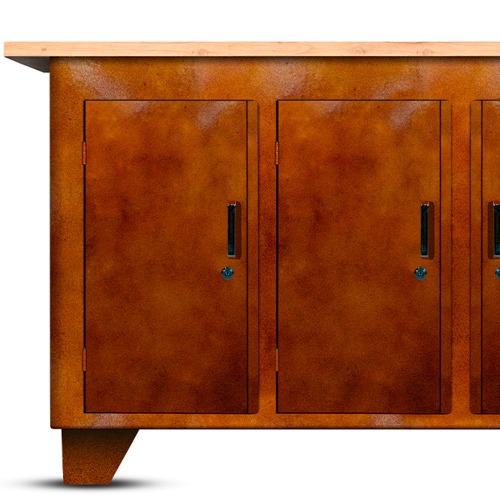 Bancada fechada com 3 portas My Garage RLL-203