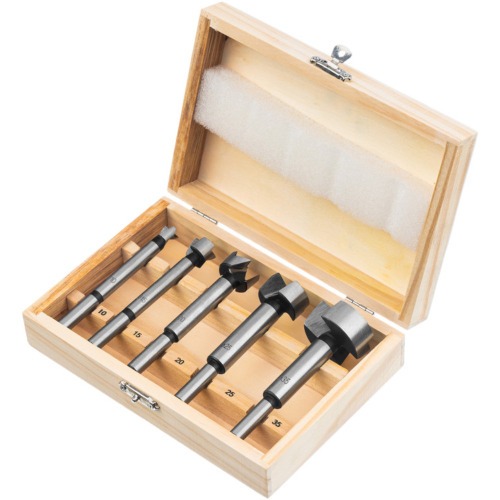 Jogo de brocas 10 a 35 mm para fechadura com 5 pe�as - 7044055