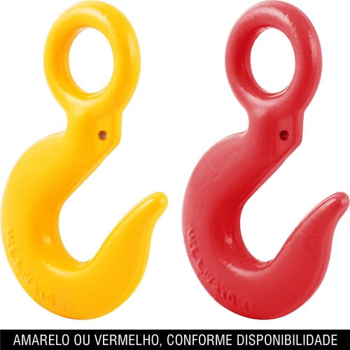 Gancho olhal sem trava de seguran�a 1,5 ton.