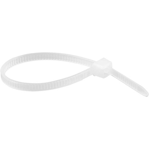 Abra�adeira de nylon 100 x 2,5mm branca com 20 pe�as