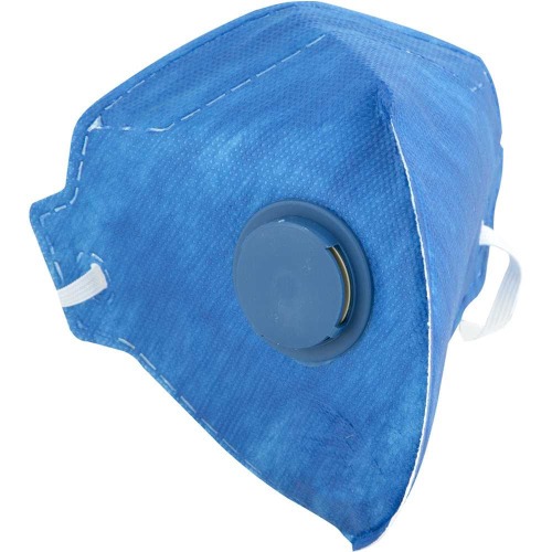 M�scara de prote��o com v�lvula PFF2 RDV 2202 azul 