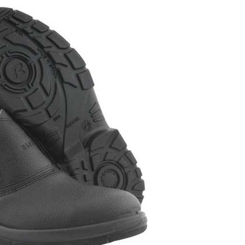 Botina em couro sint�tico com el�stico