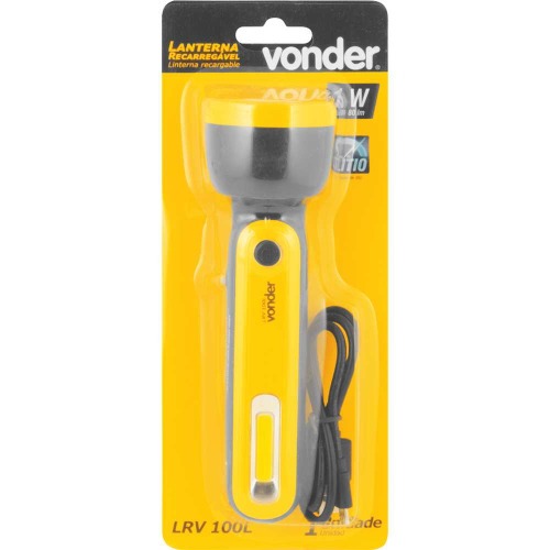 Lanterna recarreg�vel 80-100 l�mens bateria de l�tio - LRV 100L