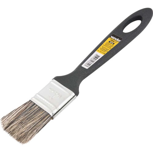 Pincel com ponta chata de 1