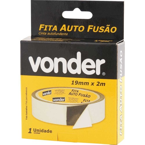 Fita isolante auto fus�o de 19 mm x 2 metros