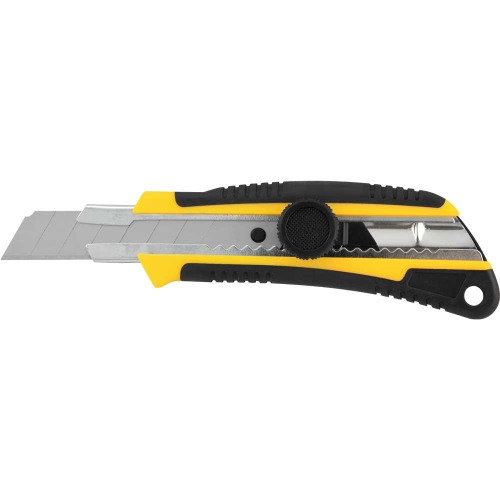 Estilete largo 18 mm emborrachado trava girat�ria - ES 180 