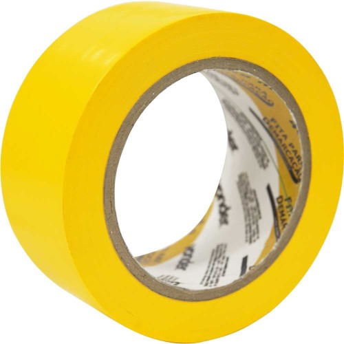 Fita adesiva para demarca��o 48 mm x 30 m amarela