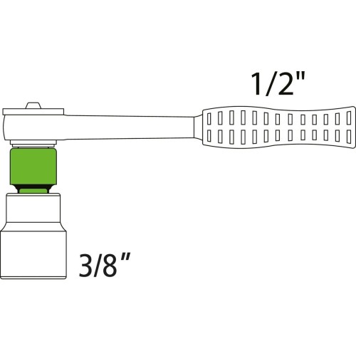 Adaptador de soquete encaixe 1/2 Adaptador de soquete encaixe 1/2