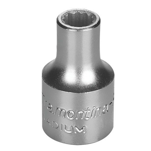 Soquete estriado 12 mm encaixe 1/2
