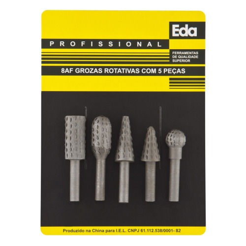 Lima rotativa groza com 5 pe�as 