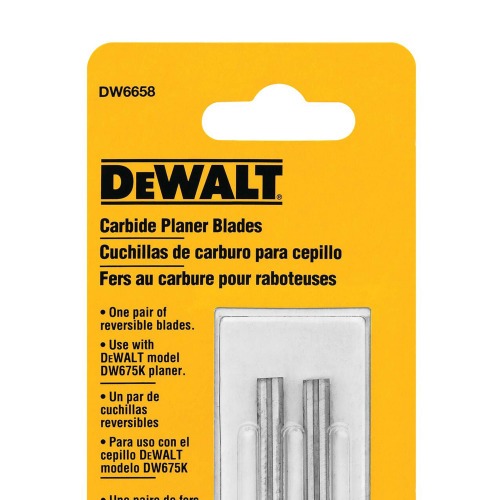 Cartela de l�mina de w�dea 80 mm para plainas com 2 pe�as - DW-6658