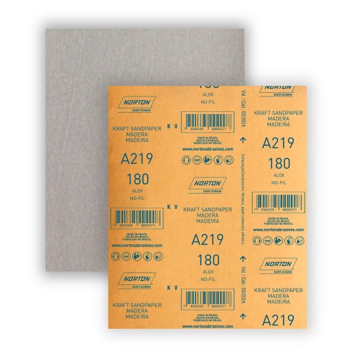 Folha de lixa para laca e verniz 225 x 275 mm - A219