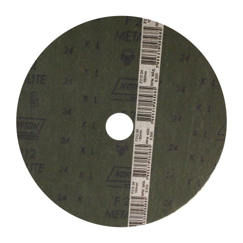 Disco de lixa de fibra 180 mm gr�o 24 - F247