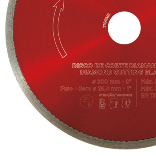 Disco diamantado liso 200 mm Cer�mica e porcelanato - Best Quality