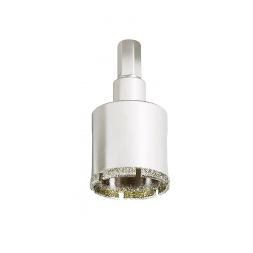 Serra copo diamantada 35mm para furadeira com haste sextavada - 60881