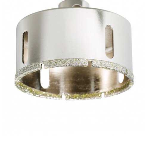 Serra copo diamantada 70mm para furadeira com haste sextavada Serra copo diamantada 70mm para furadeira com haste sextavada