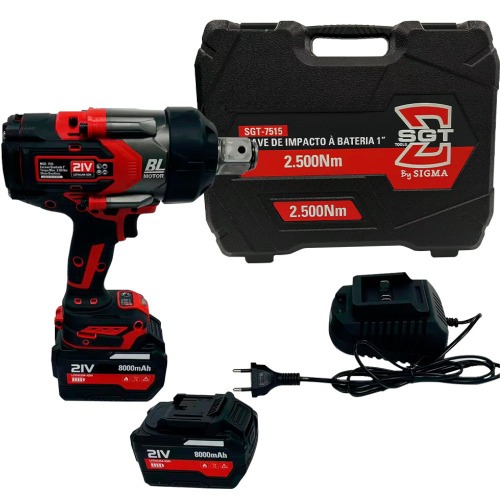 Chave de impacto a bateria 21V encaixe 1