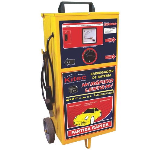 Carregador de bateria 12/24V r�pido e lento com auxiliar de partida - CK24A200  110V/220V