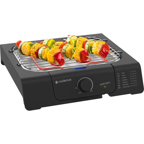 Churrasqueira elétrica portátil 1.200 watts Short Grill - GRL805 220V Churrasqueira elétrica portátil 1.200 watts Short Grill - GRL805 220V