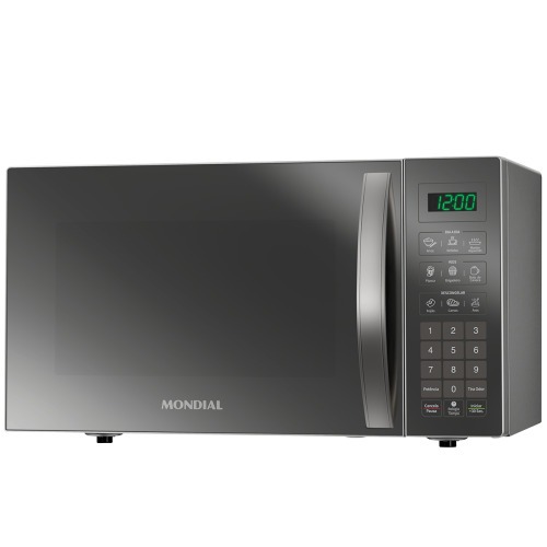 Micro-ondas 34 litros 1400W espelhado 10 n�veis de pot�ncia- MO-02-34-E  220V