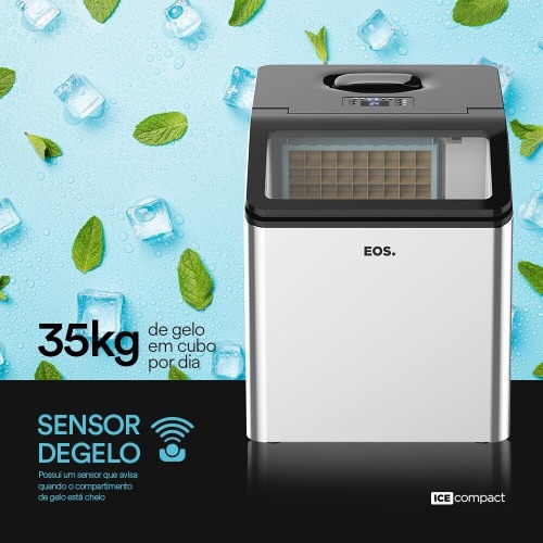 M�quina de Gelo 35 kg inox Ice Compact - EMG35  220V