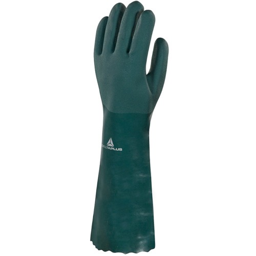 Luva de pvc �spera 45 cm verde G - PVCGRIP45