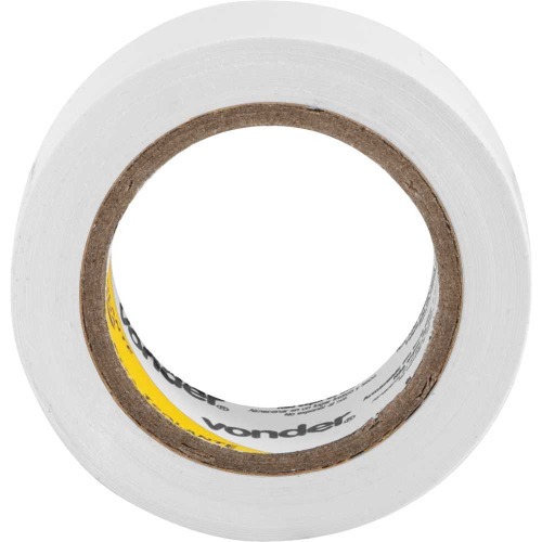 Fita isolante antichama 19 mm x 10 m branca com 10 pe�as