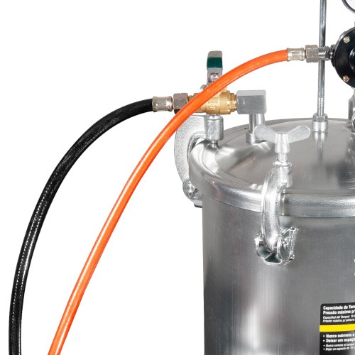 Tanque de press�o para pintura 10L com pistola 
