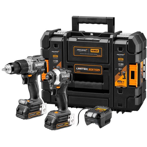 Combo Furadeira Parafusadeira de impacto DCD85 + Parafusadeira de impacto 20V DCF85 McLaren F1- DCK200ME2GT  110V/220V