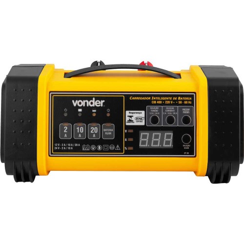 Carregador inteligente de bateria 12/24V- CIB 400 220V Carregador inteligente de bateria 12/24V- CIB 400 220V