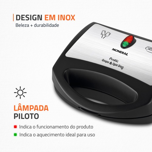 Crepeira antiaderente Pratic - CP-01 220V Crepeira antiaderente Pratic - CP-01 220V