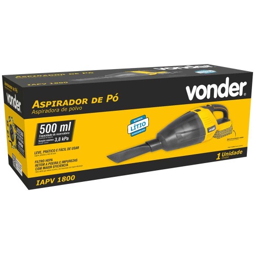 Aspirador de p� a bateria 18V Sem bateria