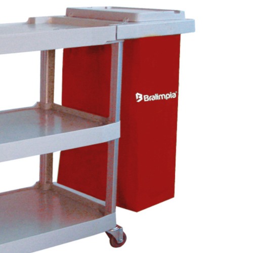 Carro funcional extra com 2 bolsas azul e vermelha - CEAZVM