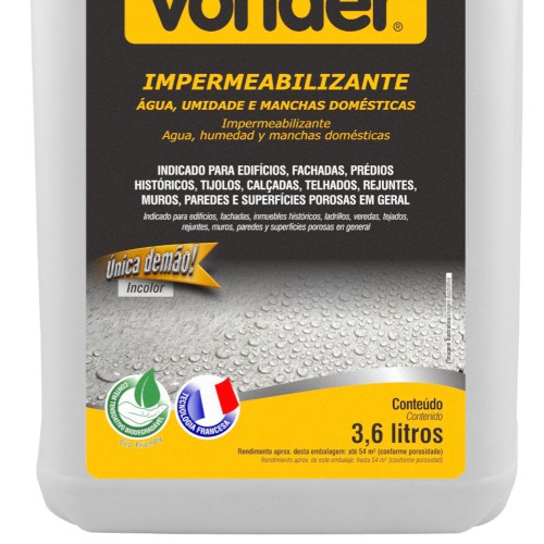 Impermeabilizante de água, umidade e manchas naturais 3,6 litros Impermeabilizante de água, umidade e manchas naturais 3,6 litros