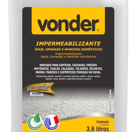 Impermeabilizante de água, umidade e manchas naturais 3,6 litros Impermeabilizante de água, umidade e manchas naturais 3,6 litros