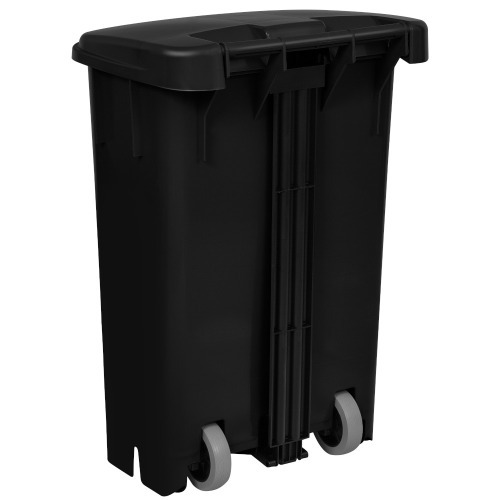 Cesto coletor de lixo com pedal 100 litros com rodas - CP11PR Cesto coletor de lixo com pedal 100 litros com rodas - CP11PR