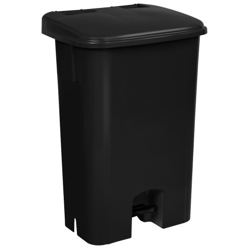 Cesto coletor de lixo com pedal 100 litros com rodas - CP11PR Cesto coletor de lixo com pedal 100 litros com rodas - CP11PR