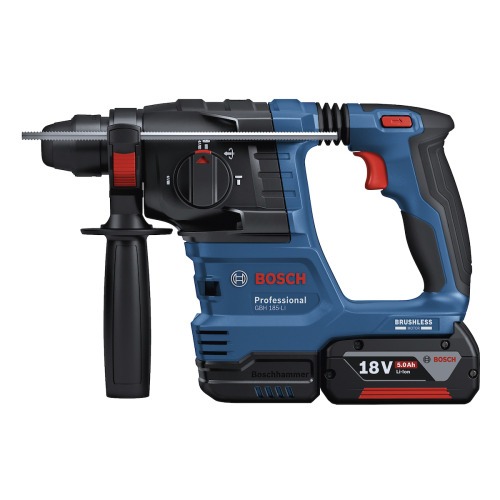 Martelete Perfurador e Rompedor a bateria 18V 4Ah Brushless com 2 baterias - GBH 185-LI  110V/220V