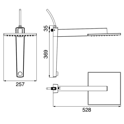 Chuveiro eletr�nico 7500 watts 220V branco - Acqua Century