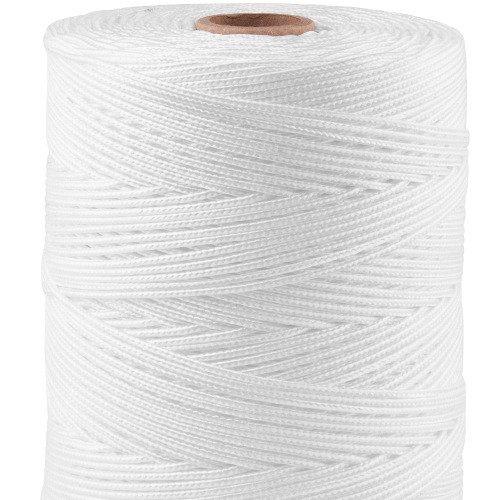 Corda multifilamento 2,0 mm branca rolo com 408 metros Corda multifilamento 2,0 mm branca rolo com 408 metros