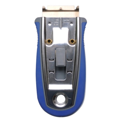 Raspador de seguran�a com l�mina retr�til e substitu�vel 4 cm - RV040