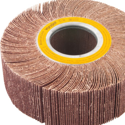 Roda de lixa 150 mm x 50 mm sem haste grão 80 Roda de lixa 150 mm x 50 mm sem haste grão 80