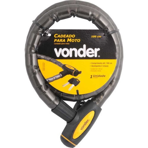 Cadeado para moto 100 cm com chave - 32.52.100.000