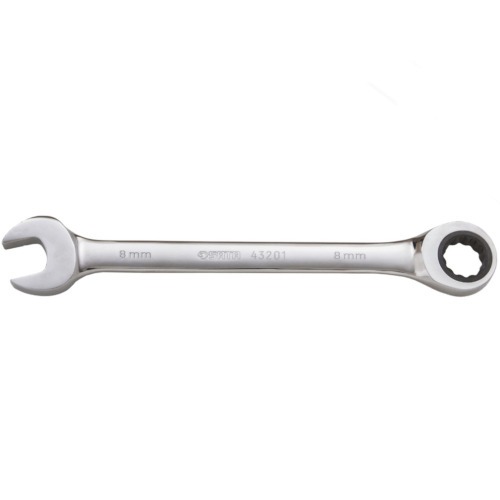 Chave combinada com catraca 8 mm a�o cromo van�dio - ST43201ST